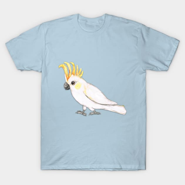 Sulphur crested cockatoo T-Shirt by Bwiselizzy